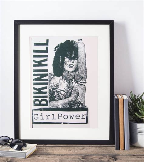 Bikini Kill Vintage S Punk Kathleen Hanna Girl Power Magazine Poster Sizes Available Etsy