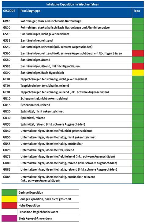 Umwelt Online Dguv Regel Umgang Mit Reinigungs Und