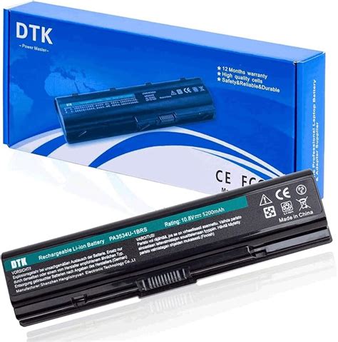 DTK Standard Série PA3534U 1BRS Batterie pour Toshiba Satellite A200