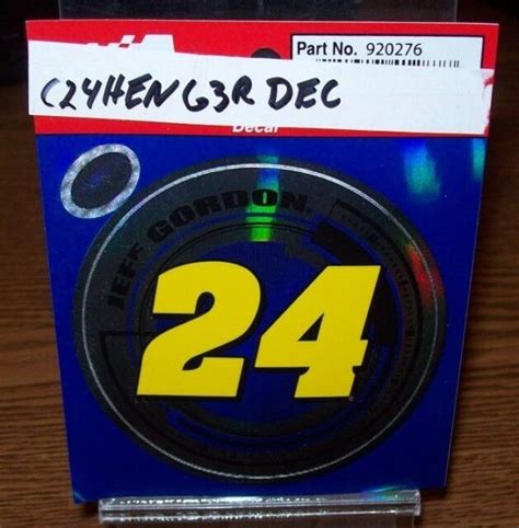 JEFF GORDON 24 3X3 ROUND DECAL STICKER EBay