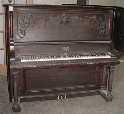 Schiller Country Victorian Upright Piano Antique Piano Shop