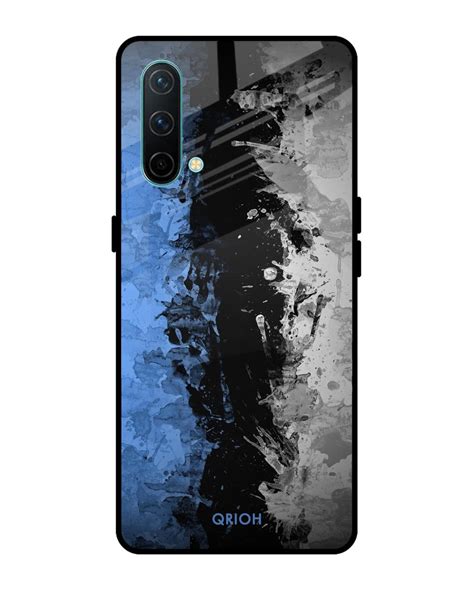 Buy Abstract Printed Premium Glass Cover For OnePlus Nord CE Impact