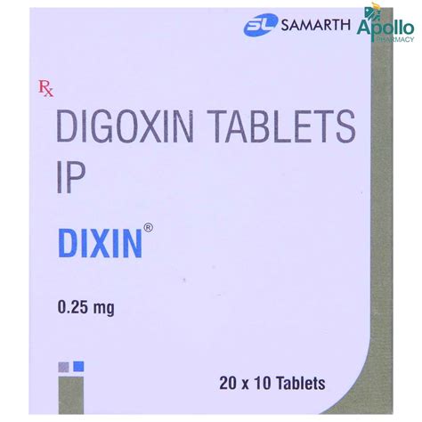 Dixin 0 25mg Tablet Price Uses Side Effects Composition Apollo Pharmacy