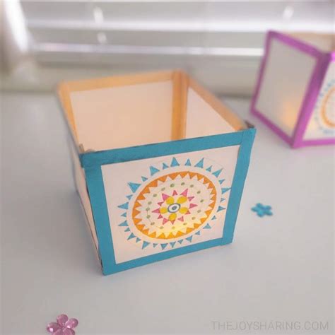 How To Make Paper Lantern Craft - The Joy of Sharing