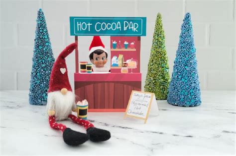 Elf On The Shelf Hot Cocoa Bar Free Printable Fun Money Mom