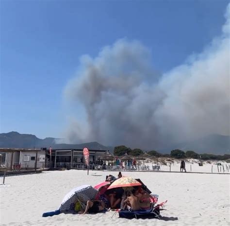 Le Drammatiche Immagini Dell Inferno Di Fuoco Di Ieri A Posada