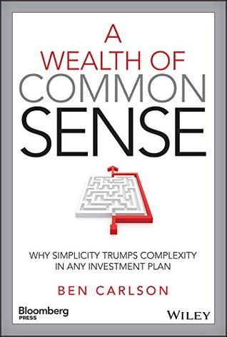 A Wealth of Common Sense PDF Summary - Ben Carlson | 12min Blog