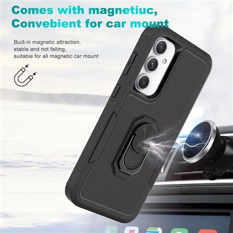 Military Grade Tuff Shockproof Hybrid Armor Case With Ring Grip For Samsung Galaxy A15 5g