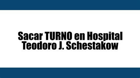 C Mo Sacar Turnos En El Hospital Lagleyze