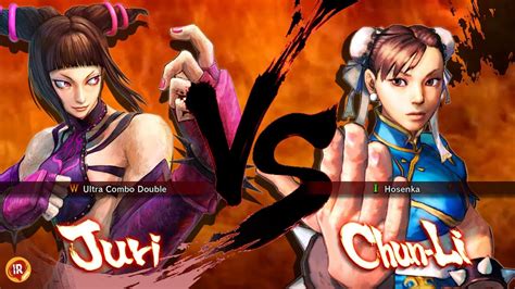 Juri Vs Chun Li Ultra Street Fighter IV Hardest Difficulty YouTube