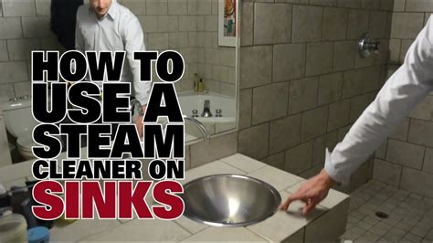 How To Use A Steam Cleaner On Sinks Dupray Steam Cleaners YouTube