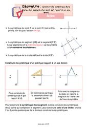 Sym Trie Axiale Cm Exercice Valuation R Vision Le On Pdf Imprimer