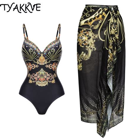 Tyakkve Traje De Baño Vintage De Una Pieza Para Mujer Monokini De Realce Traje De Baño Sexy