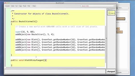 Greenfoot Java Tutorial 5 For Schleife Full HD YouTube