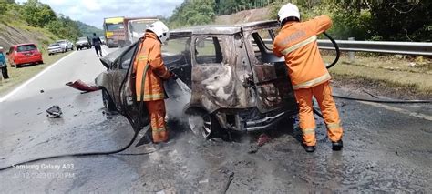 Warga Emas Maut Empat Cedera Proton Exora Bertembung Lori Kosmo Digital