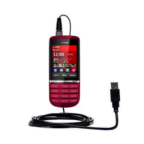 Classic Straight USB Cable Suitable For The Nokia Asha 300 With Power Hot Sync And Charge