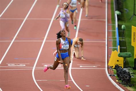 Usa Breaks Mixed 4x400m World Record In Budapest News Budapest 23