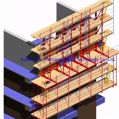 Tecon Hydraulic Auto Climbing Concrete Formwork System China Climbing