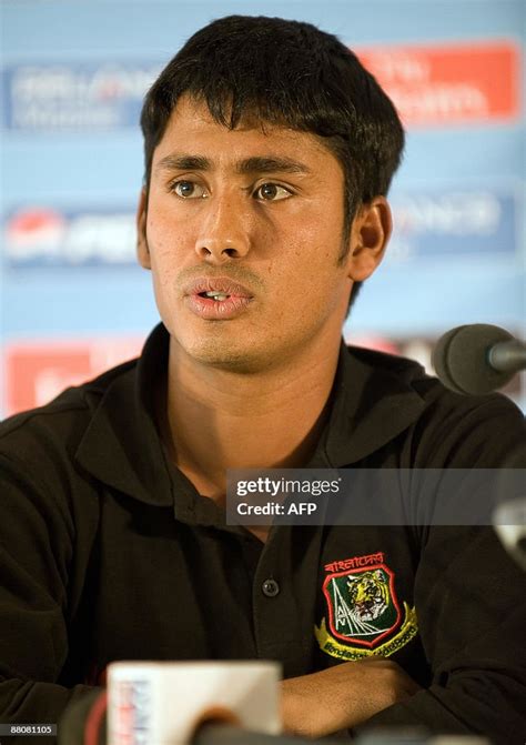 Bangladesh cricket team captain Mohammad Ashraful answers questions ...