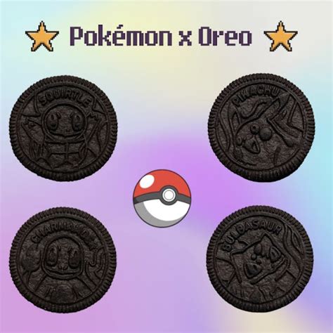 Pokémon x Oreo limited edition cookies UNF Spinnaker