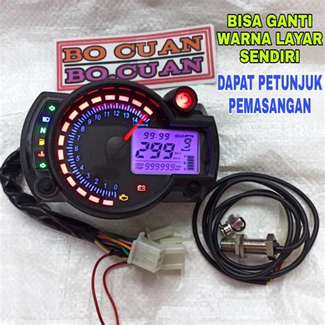 Jual Takometer Model Koso Rx N Spidometer Digital Speedometer