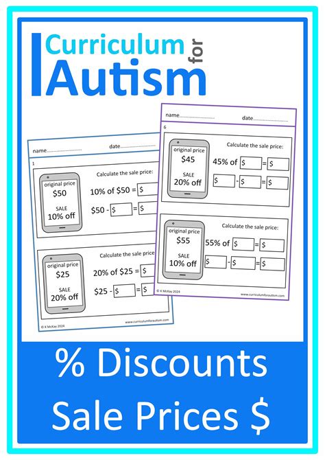 Life Skills Maths Calculate Sales Prices From Percent Discounts