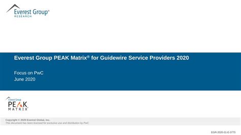 Pdf Everest Group Peak Matrix For Guidewire Service Providers 2020 Dokumen Tips