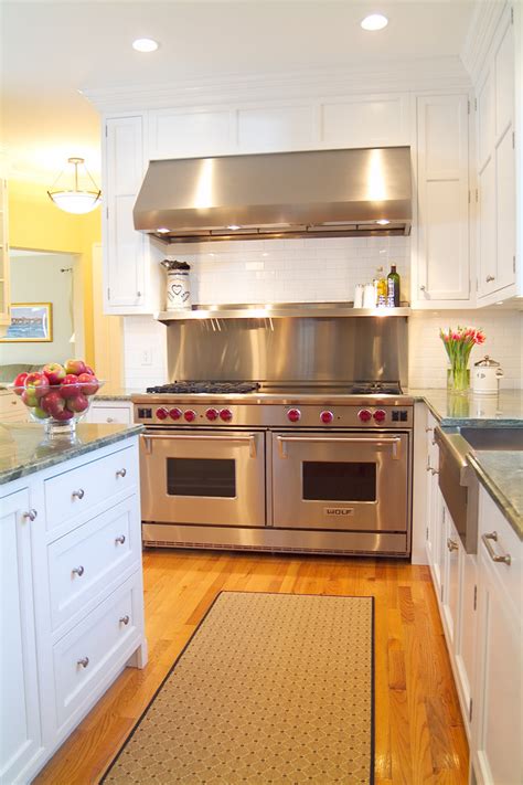 Classic Shaker Style White Kitchen Traditional Kitchen Boston By Kathy Marshall Design