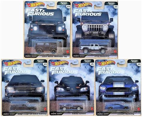 Hot Wheels Fast Furious Furious Fleet Set Completo Miniaturas Velozes E Furiosos