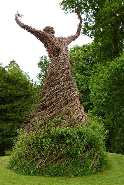 A Swirling Willow Figure Rises From The Grounds Of Shambellie House In