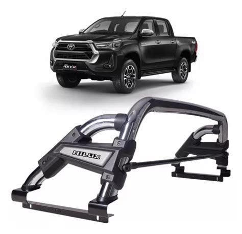 Santo Antônio Max Cromado Toyota Hilux 2020 2021 2022 2023 Frete grátis