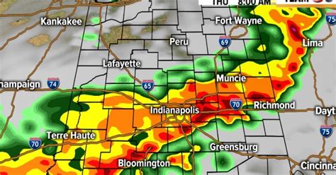 BLOG: Severe weather moves across central Indiana Thursday morning