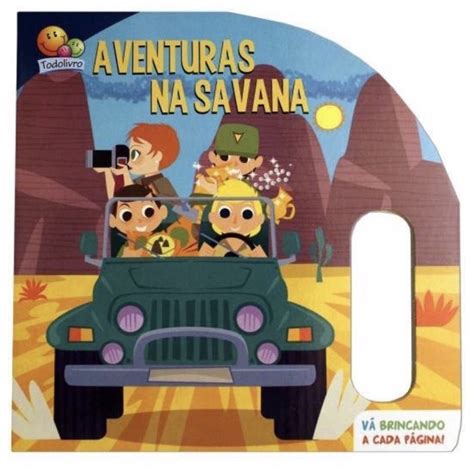 Livro Infantil Cartonado Aventuras Savana Submarinas Magistrais