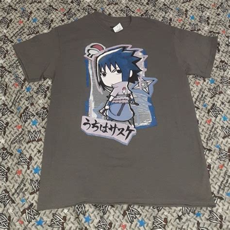 Ripple Junction Shirts New Naruto Shippuden Decoupage Sasuke 2th