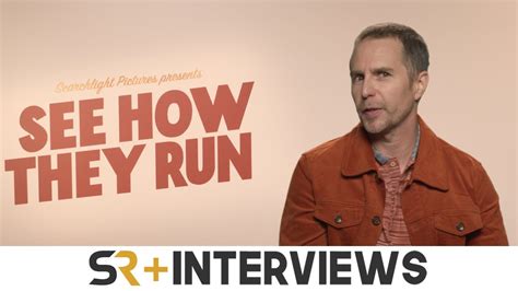 Sam Rockwell Interview See How They Run Youtube