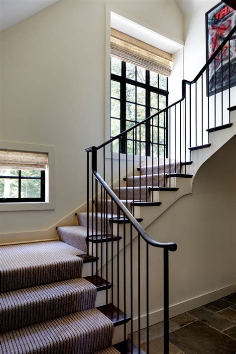 Custom Staircase With Hand Wrought Iron Railings Traditional Staircase Baltimore By Kimmel