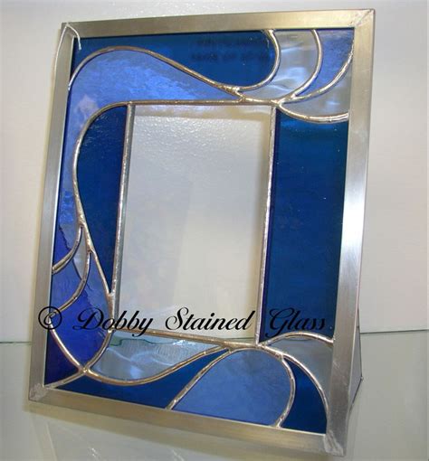 271 Best Images About Stained Glass Frames And Mirrors On Pinterest Mosaics Blue Picture