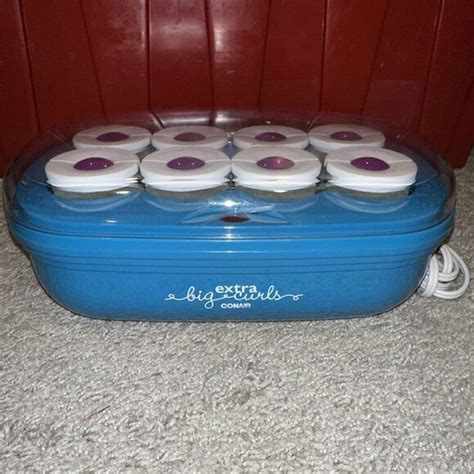 Hair Conair 8 Extra Big Curls Jumbo Hot Rollers Tested Works Pageant Cheer Poshmark