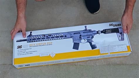 Unboxing Sig Sauer Mcx Virtus Pcp Air Rifle Caliber Fps Aro News