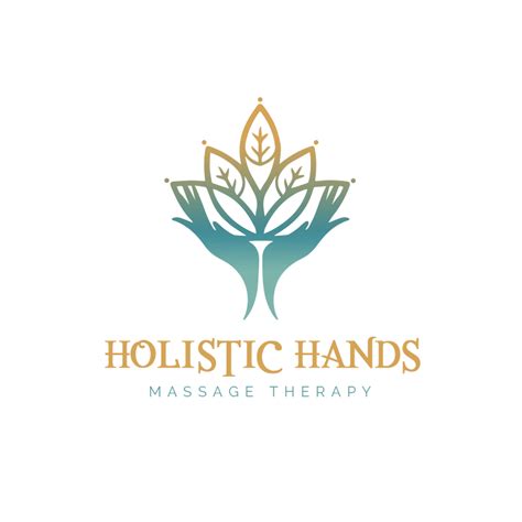 Holistic Hands Ooak Logo Coral Antler Creative Logo Branding