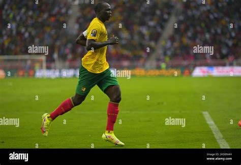 Vincent Aboubakar Of Cameroon Celebrates Scoring Their First Goal