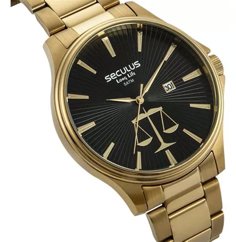 Reloj De Pulsera Seculus Casual Para Hombre Con Correa De Acero Color