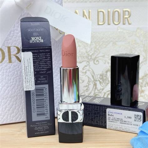 แท ลปสตกดออร Dior Rouge Couture Colour Lipstick ขนาด 3 5g 100 Nude Look Matte