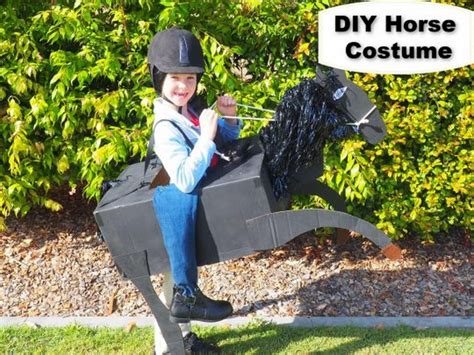 8 DIY Horse Costume Ideas To Look Like A Four Legged Person - Julie Ann Art