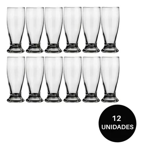 Kit De 12 Tazas Chopp 200 Ml Taza Tulip Cup Munich Nadir Beer Bar