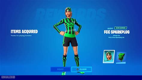 How To Get New FFC SparkPlug Skin Bundle NOW FREE In Fortnite FREE