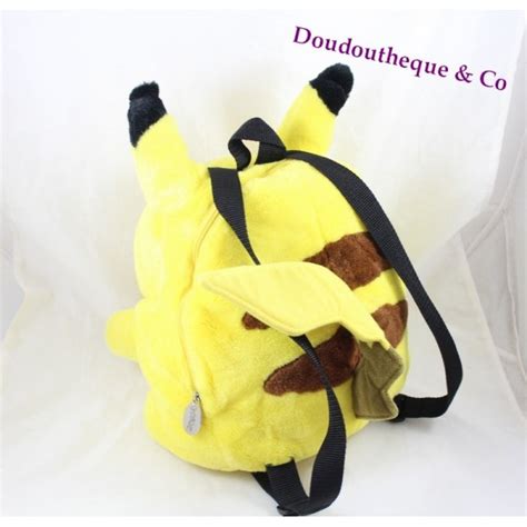 Sac à dos Pikachu NINTENDO Pokémon peluche 36 cm SOS doudou