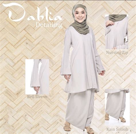 Kaen Co Kebarung In Nude Women S Fashion Muslimah Fashion Baju Kurung Sets On Carousell