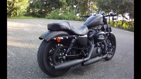 My Harley Davidson 883n Iron Sportster Matt Black Youtube