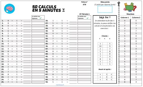 G N Rateur De Calculs Quick Peda Stress Management Elementary